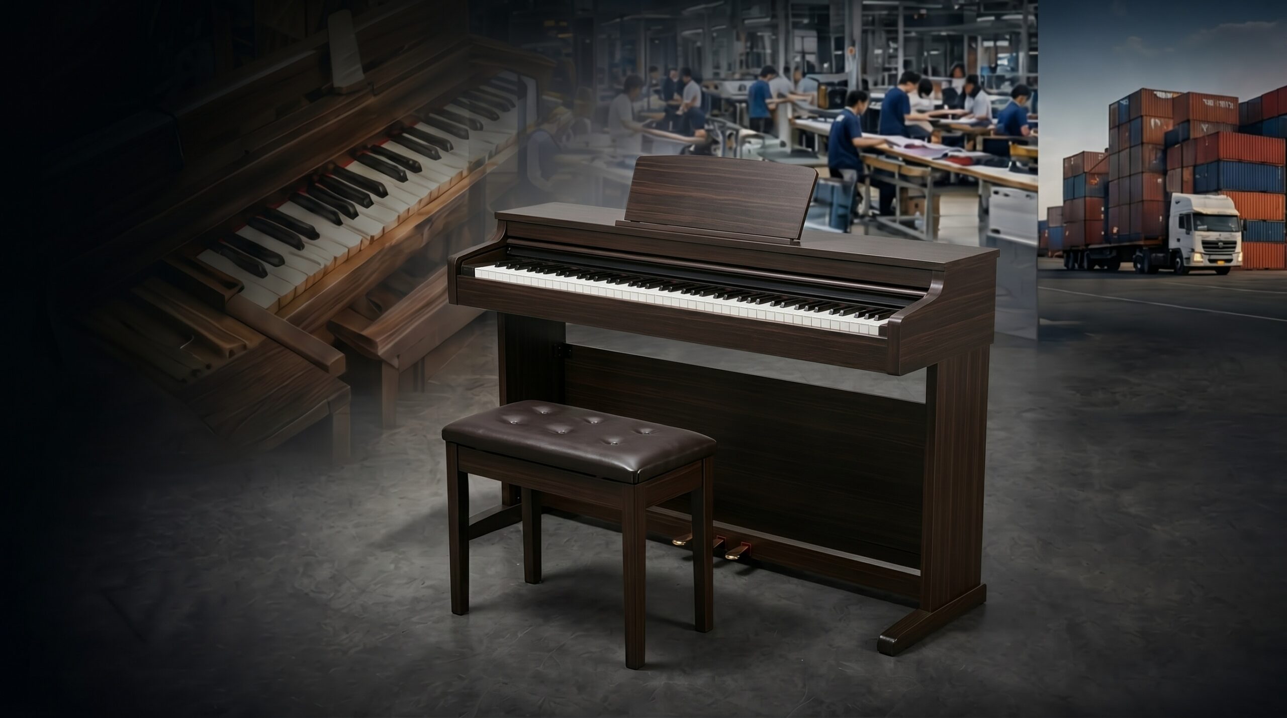 Grand digital piano